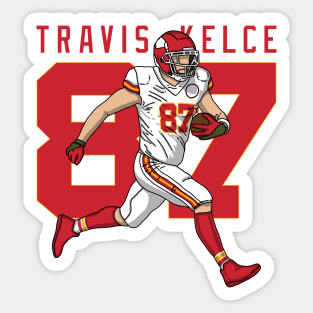 Travis Kelce Comic Style Sticker